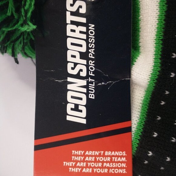 Icon Sports Mexico Cuff Pom Beanie Color Green & Black Official One-Size Hat New - Picture 5 of 13